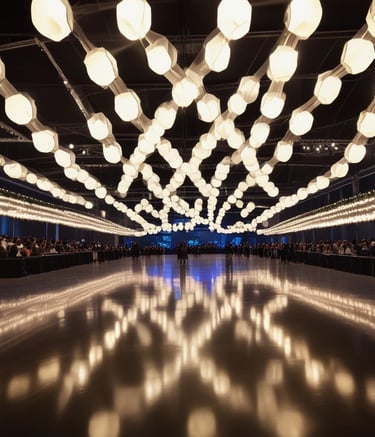 a man riding a skateboard down a street next to tall buildings