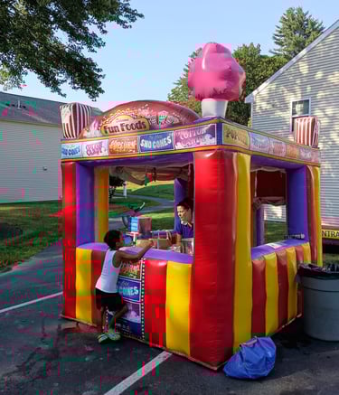Treat shop with carnival eats