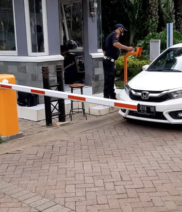 Proyek Pasang Barrier Gate di perumahan BSB
