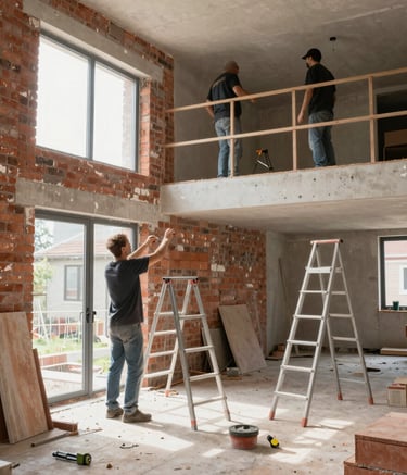 Finished modern kitchen with perfect lighting and spotless surfaces