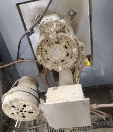 Motor sucio