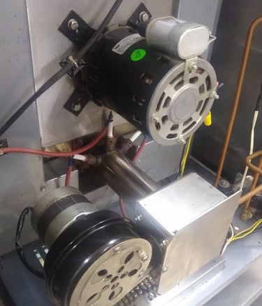 Motor limpio y engrasado