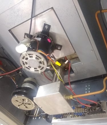 Motor limpio y que funcionado adecuadamente
