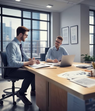 An image representing modern accounting services.