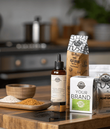 bulk powder supplement ingredients in production environment