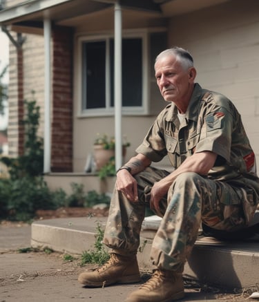 Hallway with personal touches like artwork and photos on walls.
