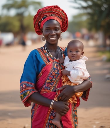 A group of people gathered around a person holding a sign with multiple options, such as education and feminism, written on it. The focus is on the interaction and communication among the individuals.