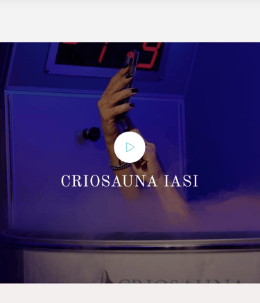 Promotional holiday video for Criosauna Iasi