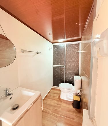 Baño afuera privado