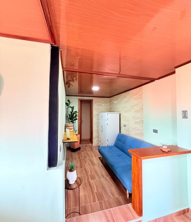 Habitación amplia con sofá