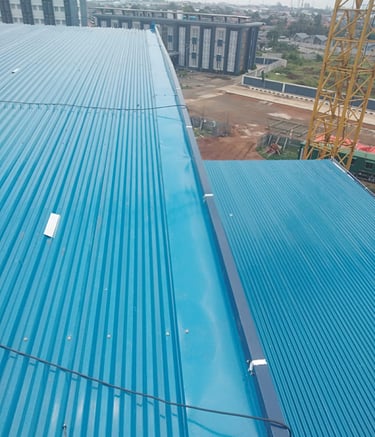 Color Blue Atap Baja Ringan