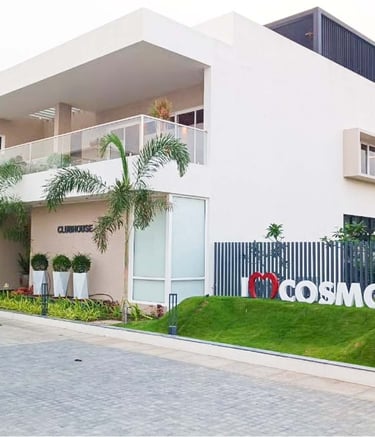 Personalized villa outdoor space with curated greenery and ambient lighting by Garden Designers