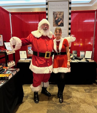 The Santa Cowboy at Home Holiday Markets with author Tanya Sharp Hyche