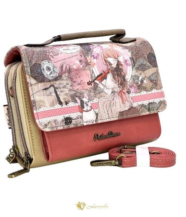 sac à main sweet candy douce mélodie rose violon fille vintage