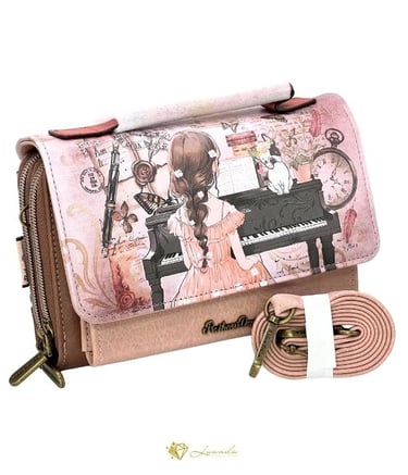sac sweet candy fille piano vintage rose