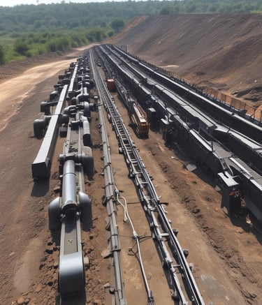 A combined heat and power (CHP) unit integrated within an industrial facility.