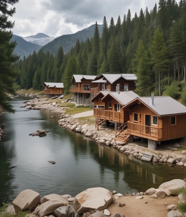 Close-up of high-quality construction materials stacked neatly in a warehouse