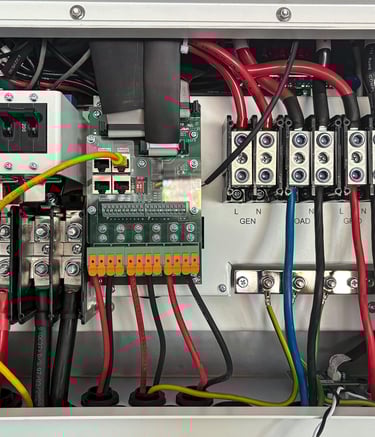 Panneau électrique résidentiel Sherbrooke – câblage organisé