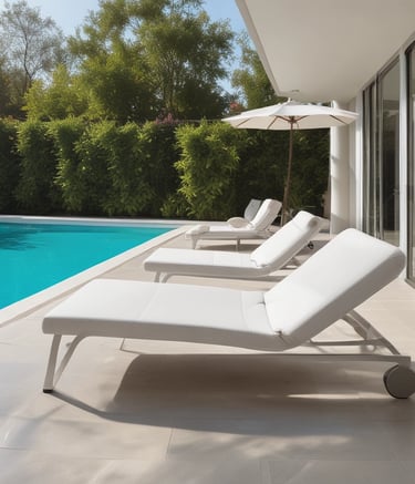 A serene outdoor space in Bali after a cleaning service.