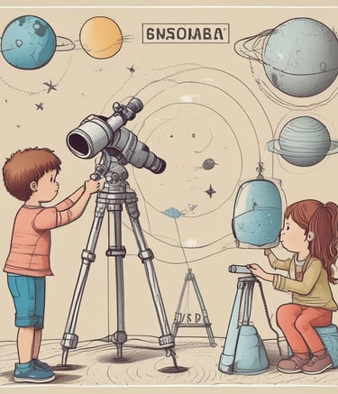 A volunteer explaining computer hardware components to attentive students.