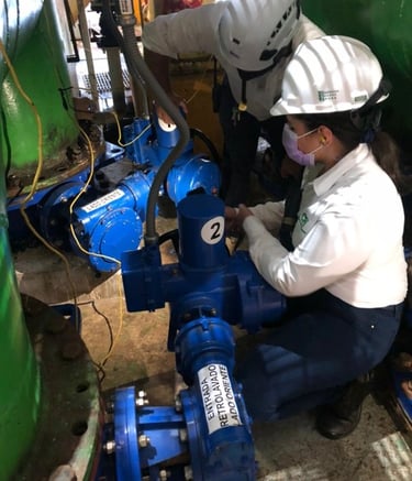 Instalación de válvulas