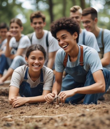 Young student receiving one-on-one mentorship guidance.