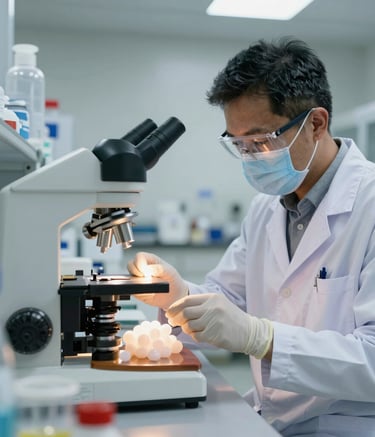 Digital measurement device and architectural blueprints on a desk for engineering analysis.