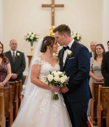 A street scene showing colorful market stalls bustling with people in golden afternoon light.
