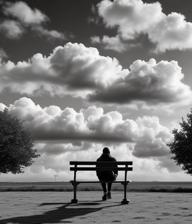 Abstract black and grey artwork inspired by urban textures.