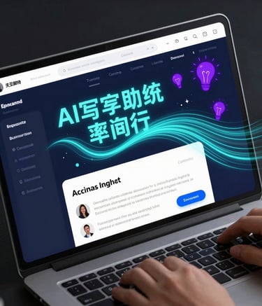 Close-up of AI agent interface managing sales leads autonomously.