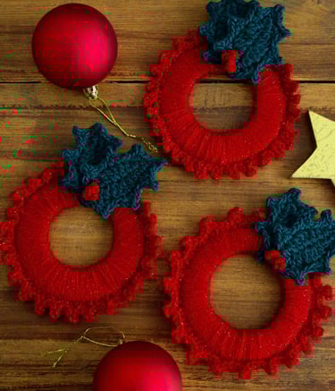 tutoriales tejer crochet navidad