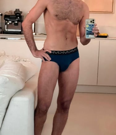 client transformation photo muscle growth