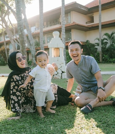 family photography session at The Westin Resort Bali Nusa Dua