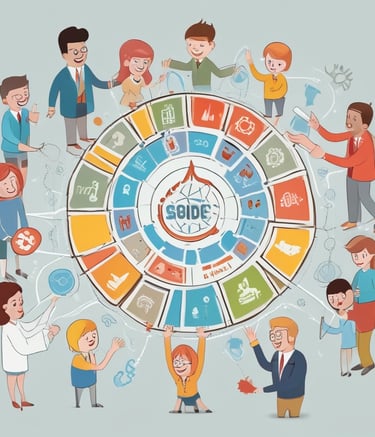 Thin line icon of a trophy representing competitions hosted on the platform.