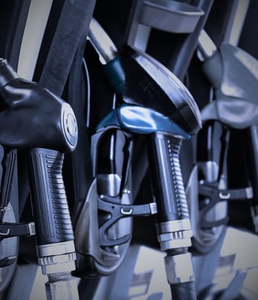 "Gas station fuel pump nozzles and dispensers for gasoline and diesel"
