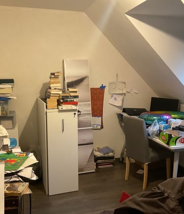 Bureau en désordre