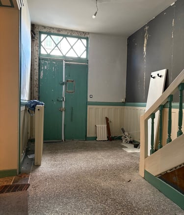 Entrée en travaux