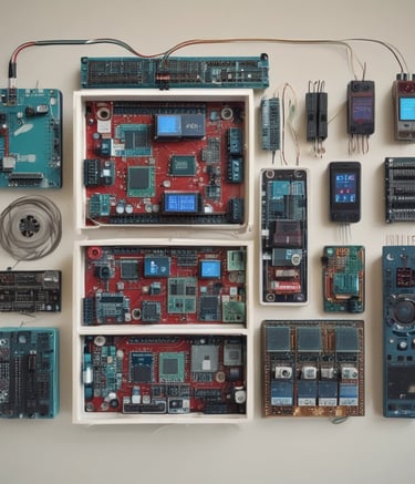 une maison intelligente avec ces capteurs