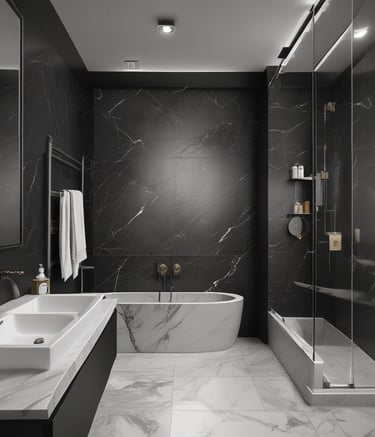 Luxury Italian bathroom vanity with modern design by pavkann