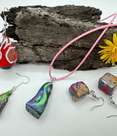 handmade jewelry made from coffee