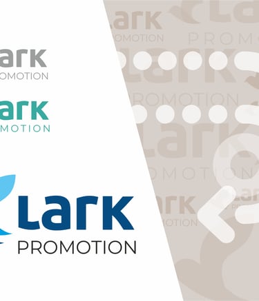 projekt logotypu dla firmy Lark Promotion