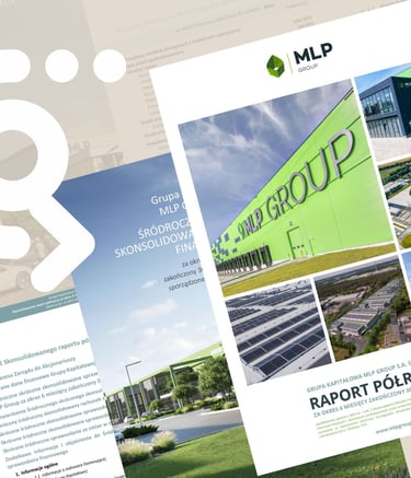 projekt raportu finansowego dla firmy MLP Group