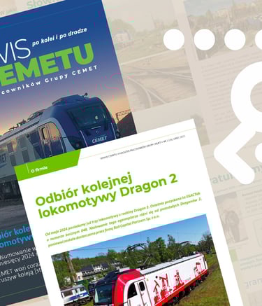 Projekt biuletynu dla firmy Cemet