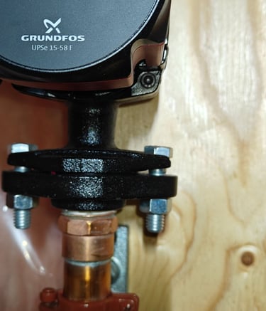 Hydronic pump for boiler system