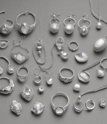 A storefront adorned with green garlands and pink flowers framing the entrance of a jewelry shop. The stone facade features detailed masonry, and there's a sign displaying 'V. Vittoria Jewels'. The entrance door is open, revealing part of the interior, and a large potted plant is positioned nearby.