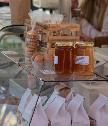 Vente de produits bio marché de Bron