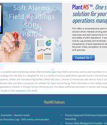 Soft alarms, field readings, SOP, P&IDs, Operations Management
