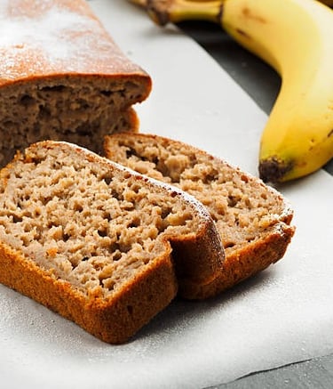 Bolo gourmet de banana 