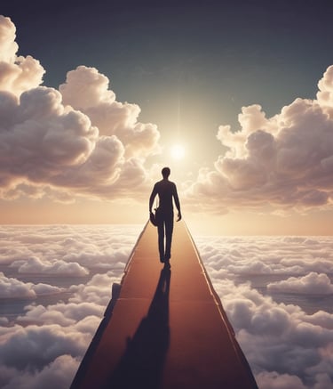 photo of white staircase