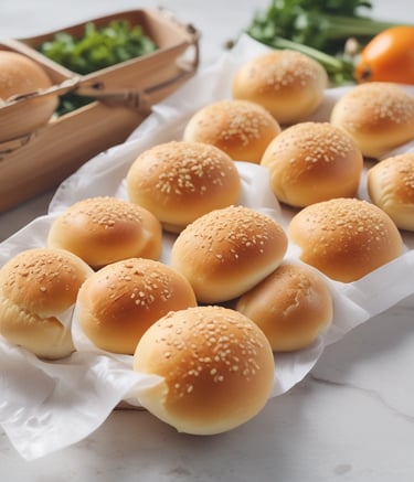 A playful illustration of a normal bun character.